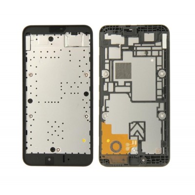 Lcd Frame Middle Chassis For Nokia Lumia 530 Dual Simblack By - Maxbhi Com