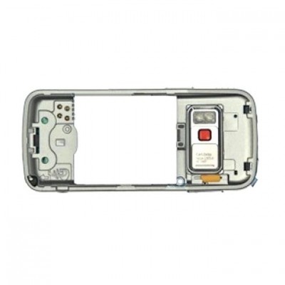Lcd Frame Middle Chassis For Nokia N79 Grey By - Maxbhi Com