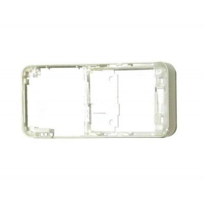 Lcd Frame Middle Chassis For Sony Ericsson W580i Grey By - Maxbhi Com