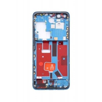 Lcd Frame Middle Chassis For Huawei P40 Pro Blue By - Maxbhi Com