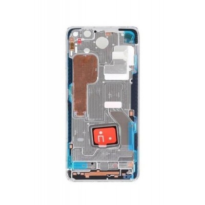 Lcd Frame Middle Chassis For Huawei P40 Pro White By - Maxbhi Com