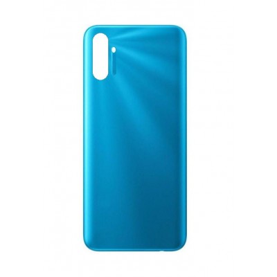 Back Panel Cover For Realme C3i Blue - Maxbhi Com