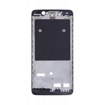 Lcd Frame Middle Chassis For Bq Aquaris U2 Black By - Maxbhi Com