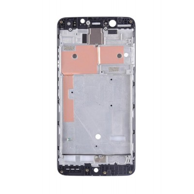 Lcd Frame Middle Chassis For Bq Aquaris U2 Black By - Maxbhi Com