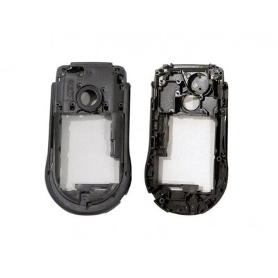 Lcd Frame Middle Chassis For Nokia 6630 Black By - Maxbhi Com