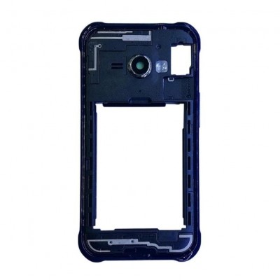 Lcd Frame Middle Chassis For Samsung Galaxy J1 2016 4 5 Inch Blue By - Maxbhi Com