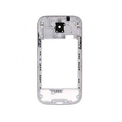 Lcd Frame Middle Chassis For Samsung Galaxy S4 Mini Lte Black By - Maxbhi Com