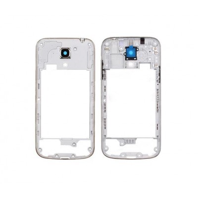 Lcd Frame Middle Chassis For Samsung Galaxy S4 Mini Lte White By - Maxbhi Com