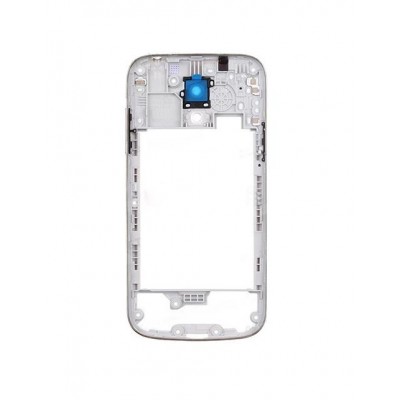 Lcd Frame Middle Chassis For Samsung Galaxy S4 Mini Lte White By - Maxbhi Com