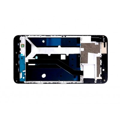 Lcd Frame Middle Chassis For Zte Blade Z Max Z982 Black By - Maxbhi Com