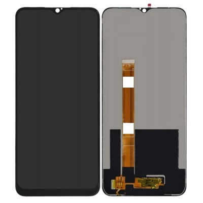 Lcd With Touch Screen For Realme C3i White By - Maxbhi Com