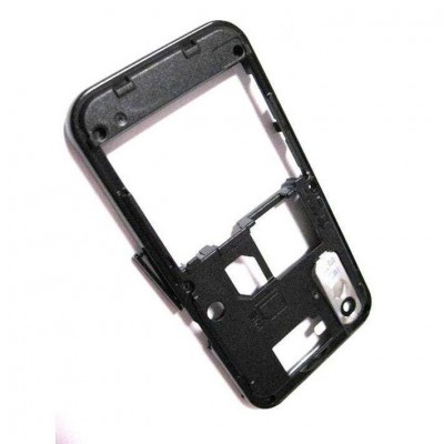 Lcd Frame Middle Chassis For Samsung Tocco Lite Gts5230 White By - Maxbhi Com