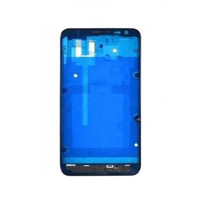 Lcd Frame Middle Chassis For Samsung Galaxy Note I717 Blue By - Maxbhi Com