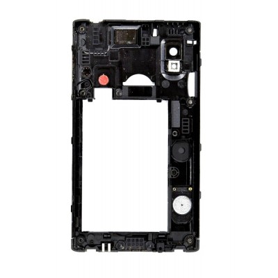 Lcd Frame Middle Chassis For Lg Optimus L5 E610 White By - Maxbhi Com