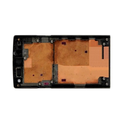Lcd Frame Middle Chassis For Sony Xperia Sl Pink By - Maxbhi Com