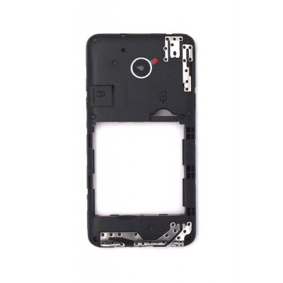 Lcd Frame Middle Chassis For Huawei Ascend Y300 T8833 Black By - Maxbhi Com