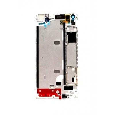 Lcd Frame Middle Chassis For Huawei Ascend G6 4g White By - Maxbhi Com