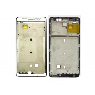 Lcd Frame Middle Chassis For Lenovo S860 Black By - Maxbhi Com