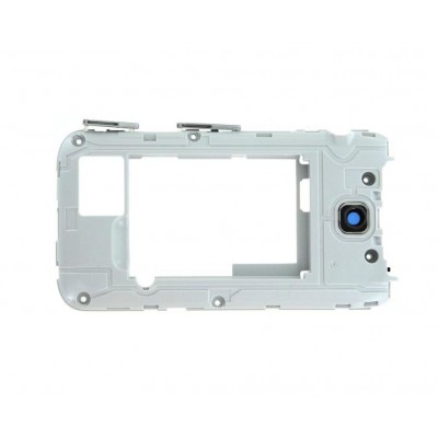 Lcd Frame Middle Chassis For Samsung C3592 With Dual Sim Red By - Maxbhi Com