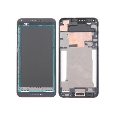 Lcd Frame Middle Chassis For Htc Desire 816 Dual Sim Black By - Maxbhi Com