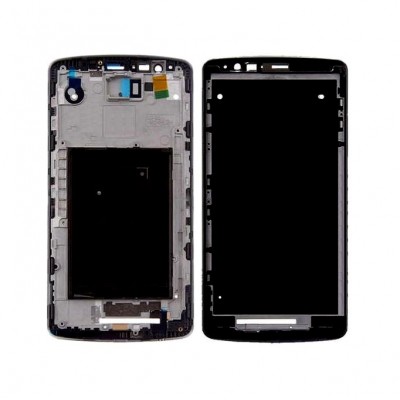 Lcd Frame Middle Chassis For Lg G3 Duallte D856 Black By - Maxbhi Com