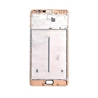 Lcd Frame Middle Chassis For Gionee M6 Plus Champagne By - Maxbhi Com