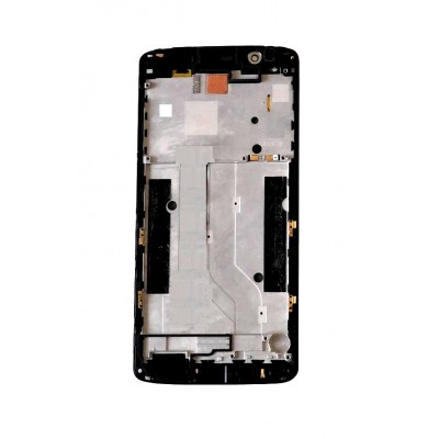 Lcd Frame Middle Chassis For Zte Axon 7 Mini Black By - Maxbhi Com