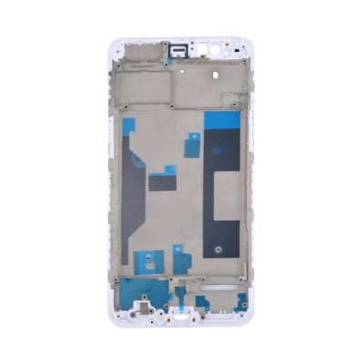 Lcd Frame Middle Chassis For Oppo R11 Plus White By - Maxbhi Com