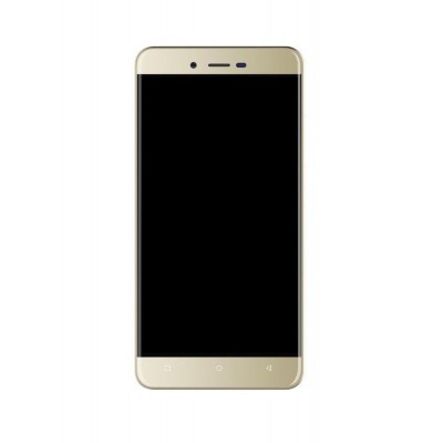 Lcd Frame Middle Chassis For Qmobile J7 Pro Gold By - Maxbhi Com