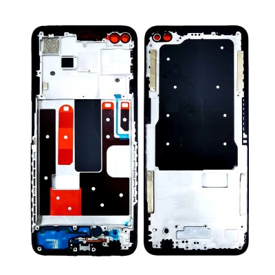 Lcd Frame Middle Chassis For Oppo A92 Black By - Maxbhi Com