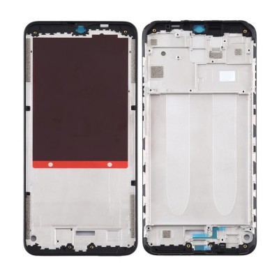 Lcd Frame Middle Chassis For Xiaomi Redmi 9 India Aug 2020 Black By - Maxbhi Com