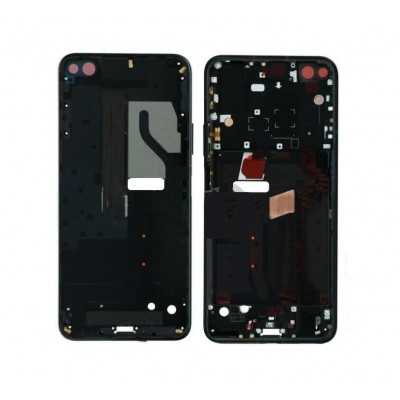 Lcd Frame Middle Chassis For Honor View30 Black By - Maxbhi Com