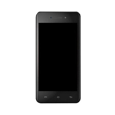 Lcd Frame Middle Chassis For Micromax Bharat 5 Plus Black By - Maxbhi Com