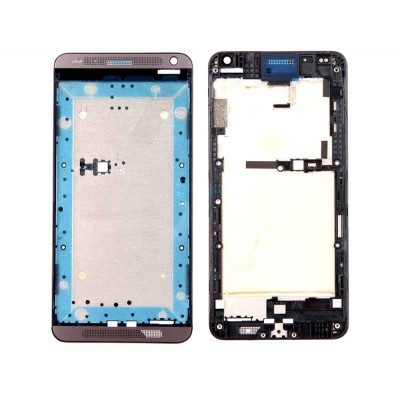 Lcd Frame Middle Chassis For Htc Desire 700 Dual Sim Red By - Maxbhi Com