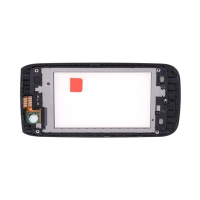 Lcd Frame Middle Chassis For Nokia Asha 308 Dual Sim Gold By - Maxbhi Com