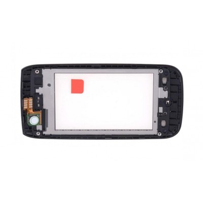 Lcd Frame Middle Chassis For Nokia Asha 308 Dual Sim Gold Light By - Maxbhi Com