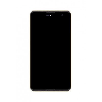 Lcd Frame Middle Chassis For Micromax Canvas Fire 5 Black By - Maxbhi Com