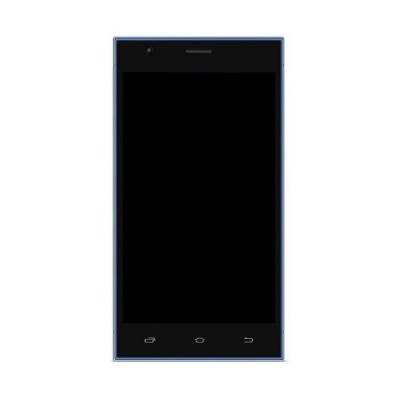Lcd Frame Middle Chassis For Spice Xlife M5q Plus Blue By - Maxbhi Com