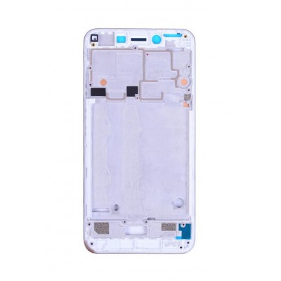 Lcd Frame Middle Chassis For Lenovo Vibe K5 Plus 3gb Ram White By - Maxbhi Com