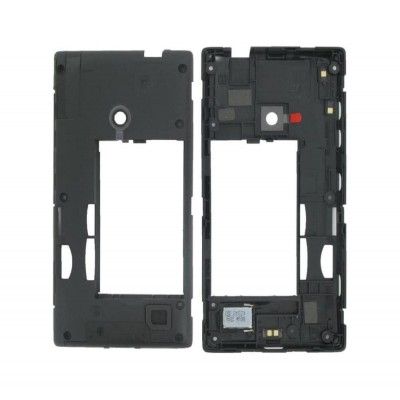 Lcd Frame Middle Chassis For Nokia Lumia 525 White By - Maxbhi Com
