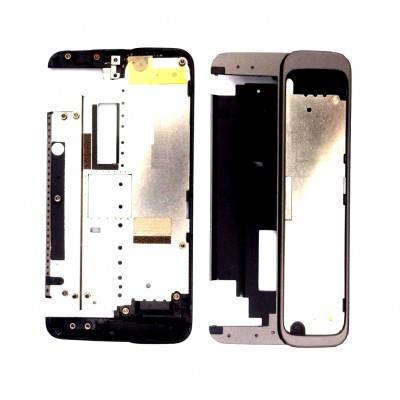 Lcd Frame Middle Chassis For Htc Desire Z A7272 Black By - Maxbhi Com