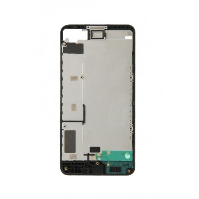 Lcd Frame Middle Chassis For Nokia Lumia 630 Dual Sim Rm978 Black By - Maxbhi Com