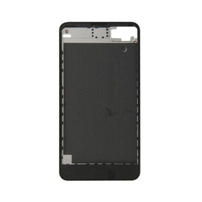 Lcd Frame Middle Chassis For Nokia Lumia 630 Dual Sim Rm978 Black By - Maxbhi Com