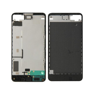 Lcd Frame Middle Chassis For Nokia Lumia 630 Dual Sim Rm978 Yellow By - Maxbhi Com