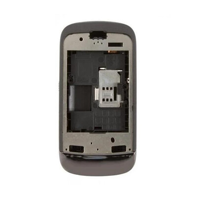 Lcd Frame Middle Chassis For Nokia C202 Black By - Maxbhi Com
