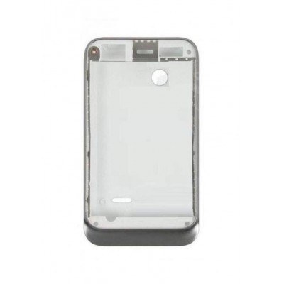 Lcd Frame Middle Chassis For Sony Xperia Tipo Dual St21a2 Black By - Maxbhi Com