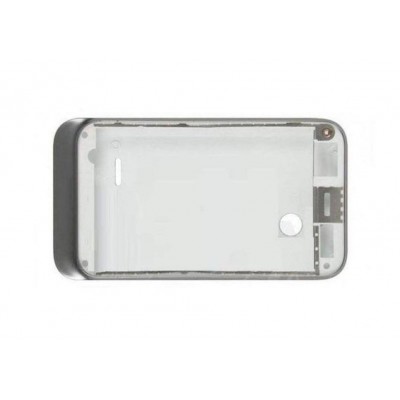Lcd Frame Middle Chassis For Sony Xperia Tipo Dual St21a2 Black By - Maxbhi Com
