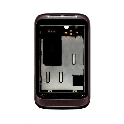 Lcd Frame Middle Chassis For Htc Wildfire S A510b G13 Brown By - Maxbhi Com