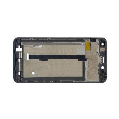 Lcd Frame Middle Chassis For Xolo Q3000 Black By - Maxbhi Com