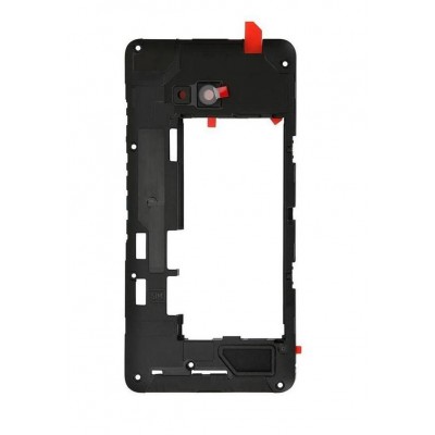 Lcd Frame Middle Chassis For Microsoft Lumia 640 Dual Sim Blue By - Maxbhi Com
